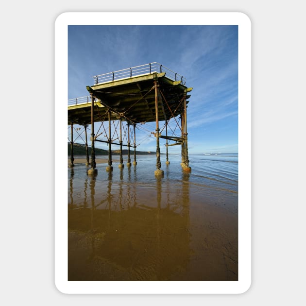 Saltburn by the Sea Sticker by StephenJSmith